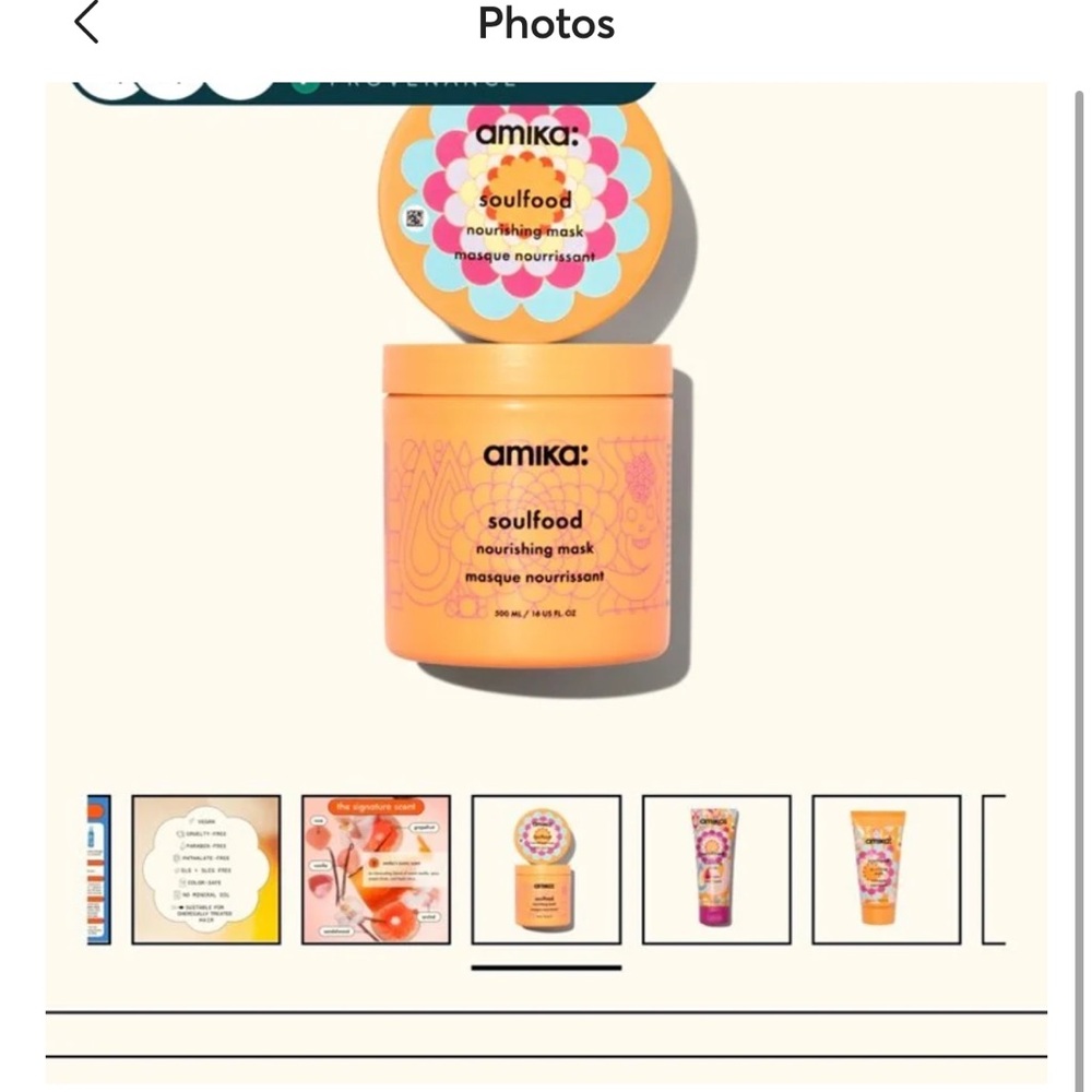 soulfood
nourishing hair mask